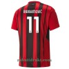 AC Milan Zlatan Ibrahimovic 11 Hjemme 2021-22 - Herre Fotballdrakt